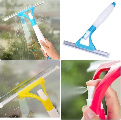 3 in 1 Spray Glass Cleaner Wiper