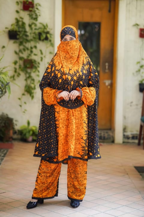 Plazo Khimar Set-201