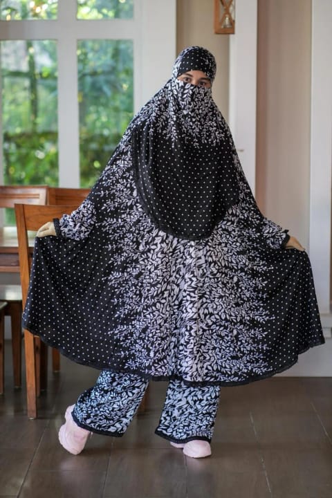 Plazo Khimar Set-203