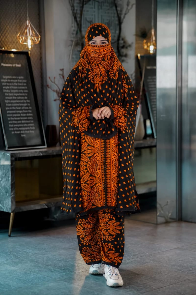 Plazo Khimar Set-205