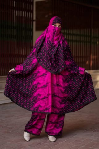 Plazo Khimar Set-206 2