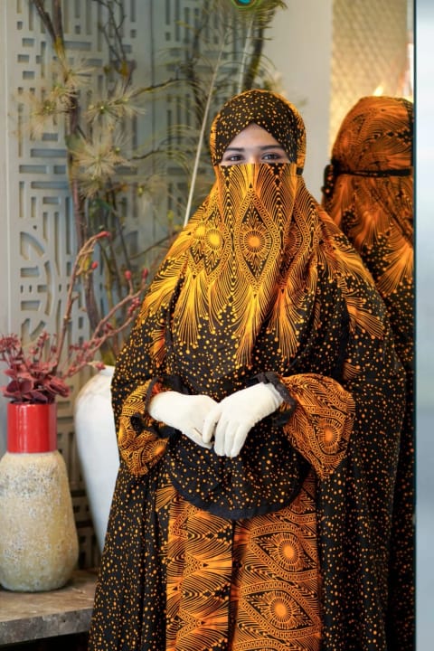 Plazo Khimar Set-208