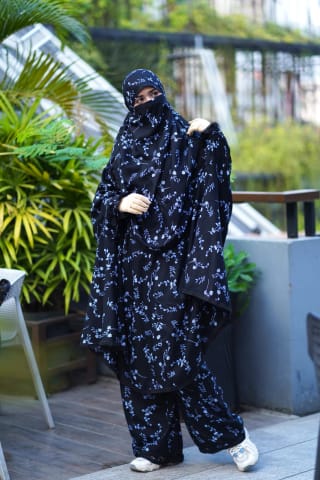 Plazo Khimar Set-209 3