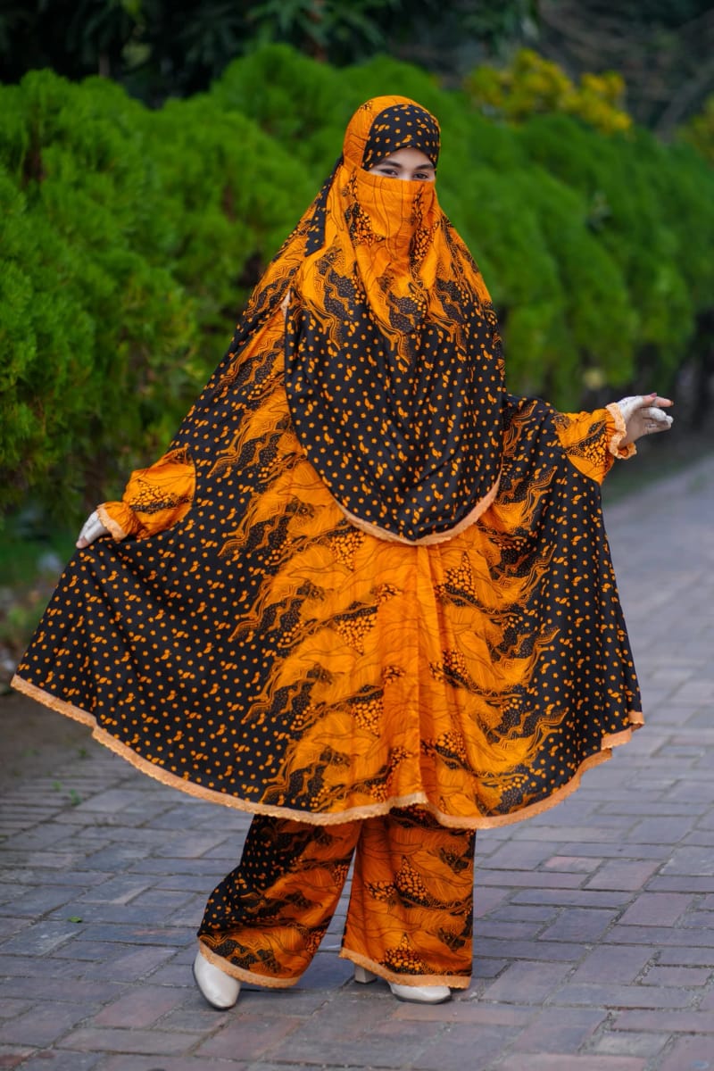 Plazo Khimar Set-211