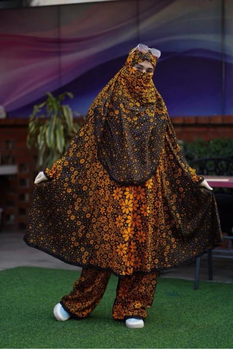 Plazo Khimar Set-213