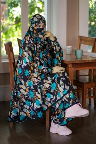 Plazo Khimar Set-214 2