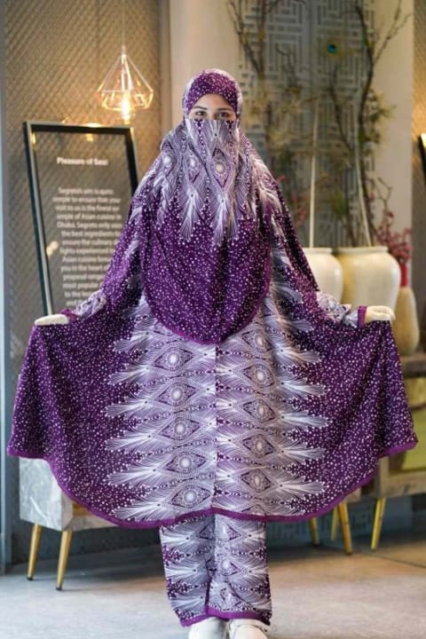 Plazo Khimar Set-216