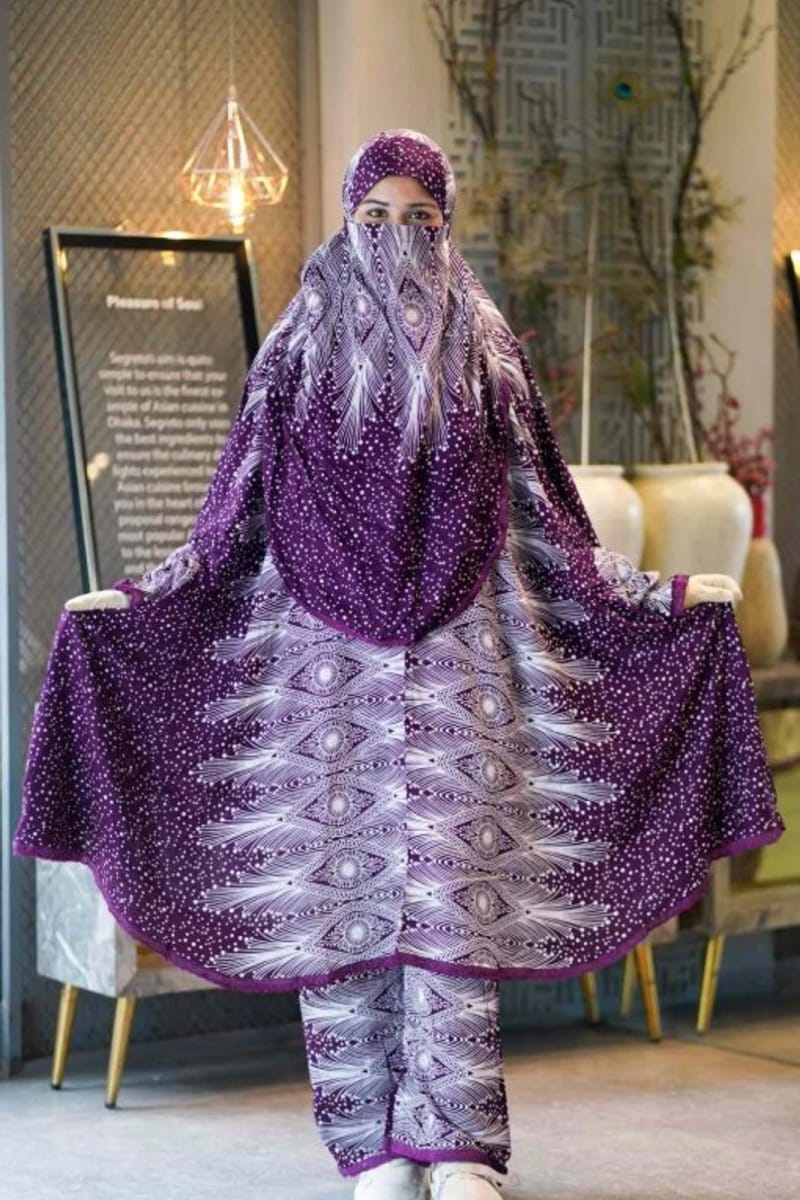 Plazo Khimar Set-216