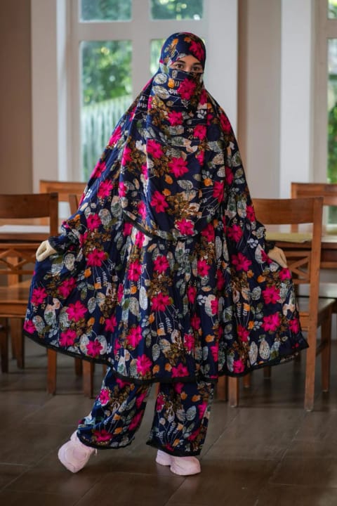 Plazo Khimar Set-217