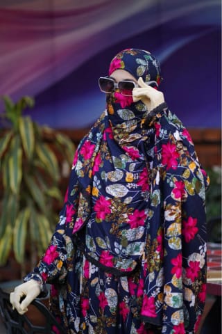 Plazo Khimar Set-217 2