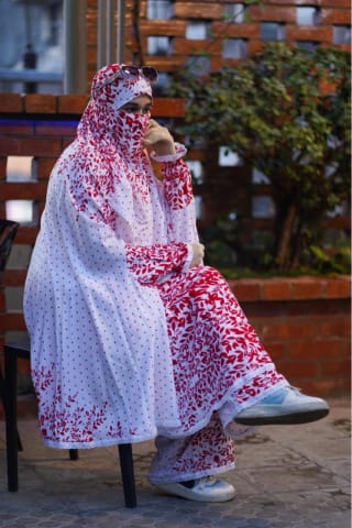 Plazo Khimar Set-218 1