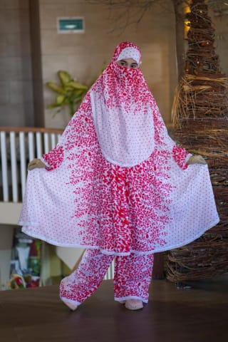 Plazo Khimar Set-218 2
