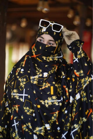 Plazo Khimar Set-221 2