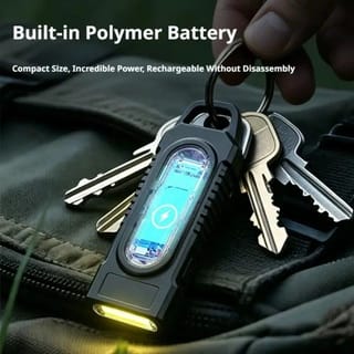 Keychain USB Rechargeable Flashlight 2