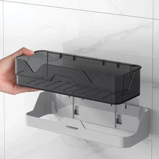 Wall Mount Bathroom Shelf Organizer 3