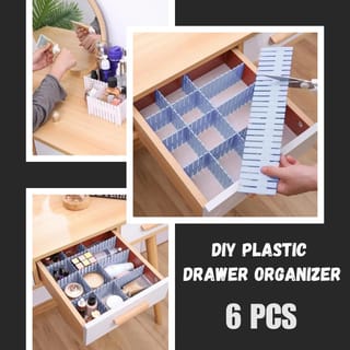 Adjustable Drawer Organizer Divider ( 6pcs ) 1