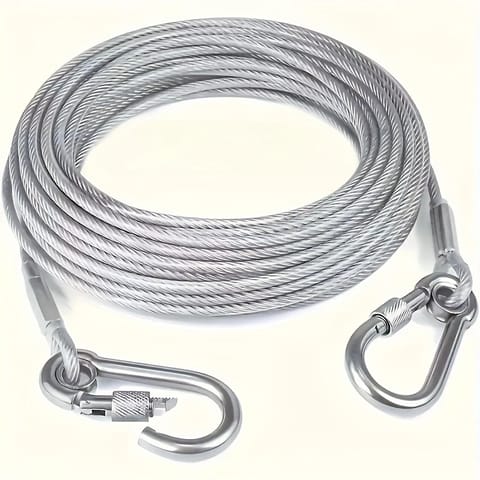 Heavy Duty Stainless Steel Clothesline Rope (16 Feet)