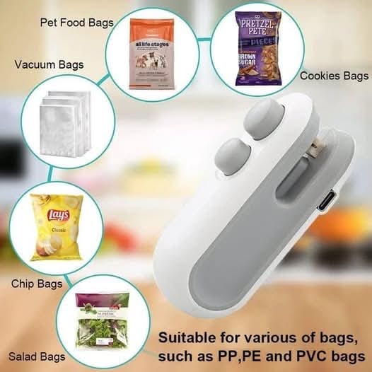 2 in 1 Mini Bag Sealer with Cutter