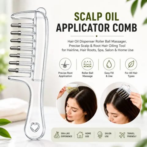 Hair Oil Applicator Comb