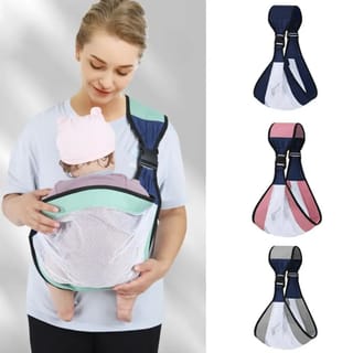 Newborn Baby Holding Carrier Bag 1