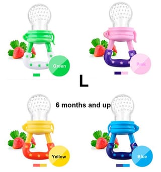 Baby Pacifier Fruit Vegetables Meat Feeder Nibbler Silicone Teething Pacifier Bag Baby Bottle Feeding Toy Nipple Supplies 3