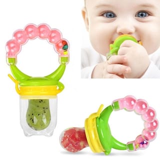 Baby Pacifier Fruit Vegetables Meat Feeder Nibbler Silicone Teething Pacifier Bag Baby Bottle Feeding Toy Nipple Supplies 1