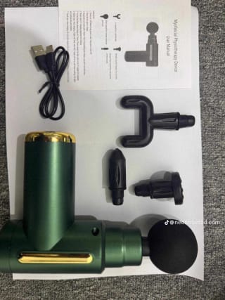 Premium Mini Massage Gun | ৪ হেড রিচার্জেবল ডিপ টিস্যু ম্যাসাজার 1