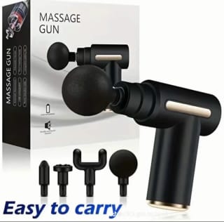 Premium Mini Massage Gun | ৪ হেড রিচার্জেবল ডিপ টিস্যু ম্যাসাজার 2
