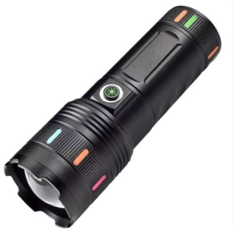 SD-S701 Rechargeable LED Flashlight | High Power Type-C Torch Light Bangladesh