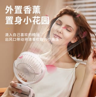 360° Rotating USB Rechargeable Clip Fan | Portable Mini Desk Fan | 5-Speed Silent Cooling Fan with Strong Clip 4