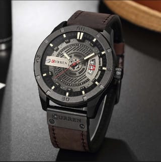 ⌚ Curren Inspired CN8301 Luxury Sports Watch – Brown Leather Strap (Special Offer) 4
