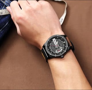 ⌚ Curren Inspired CN8301 Luxury Sports Watch – Brown Leather Strap (Special Offer) 5