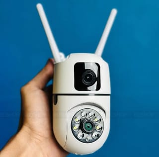 Dual Lens Mini Outdoor WiFi IP Camera – 1080P HD Smart Security Camera 2