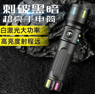 S12 Rechargeable LED Torch Light – 10W Super Bright Type-C Charging Waterproof Flashlight 4