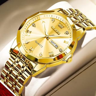 OLEVS 9931 Watches Diamond Business Dress Analog Quartz Stainless Steel watch 1