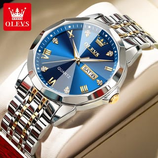 OLEVS 9931 Watches Diamond Business Dress Analog Quartz Stainless Steel watch 5