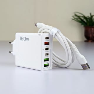 Ultimate 160W GaN Charging Station: One Charger for All Your Devices 2