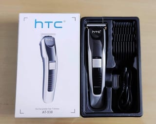 HTC AT 538 Rechargeable Hair and Beard Trimmer for Men 1