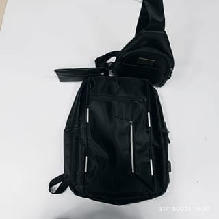 3 Pics Bag Combo Pack(Black) 4