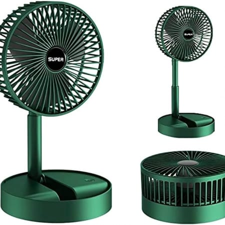 Folding Storage Net Red Fan