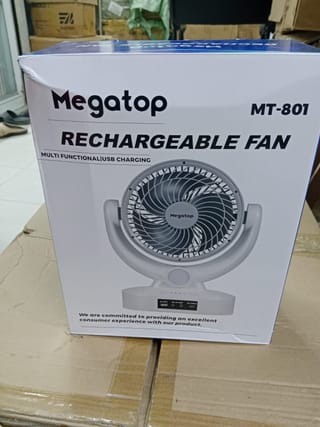 Megatop MT-801 Rechargeable Fan 4