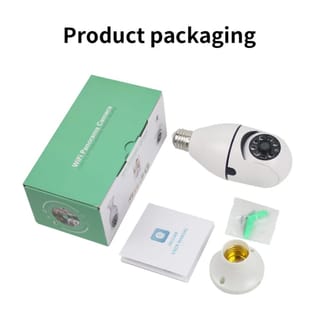 PTZ Bulb WiFi Camera 1MP 3