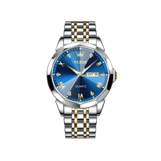 OLEVS 9931G New Exclusive Design Quartz Watch for Men blue 3