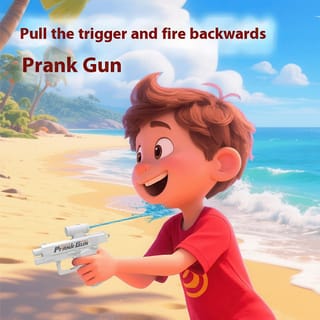 Water Spray Gun | Dual-Side Water Spray Gun (TikTok Prank) — Two-Way Splash Action, ABS Plastic, 3 Colors 5