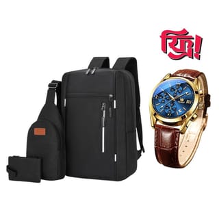 Exclusive 3-in-1 Bag Set with Free Watch! 2 4