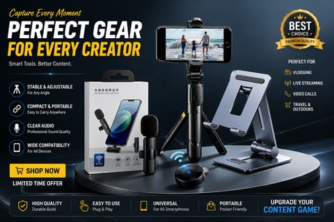 Content Creator Combo কম্বো প্যাকেজ কনটেন্ট ক্রিয়েটরদের জন্য