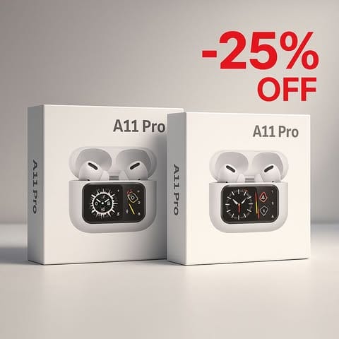 A11 Pro 2nd Generation Magnetic Wireless Earbuds (USB-C Charging Case