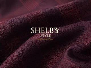Burgundy Plaid Tie-Set 2