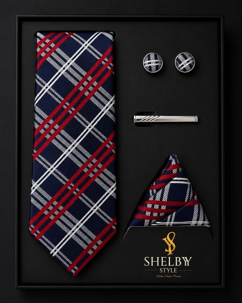 Plaid Tie-Set