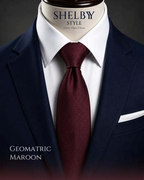 Geometric Maroon